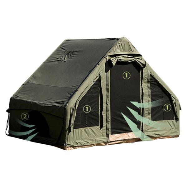 Large Field Army Camping Tents Outdoor Cotton Emergency Camping Shelter