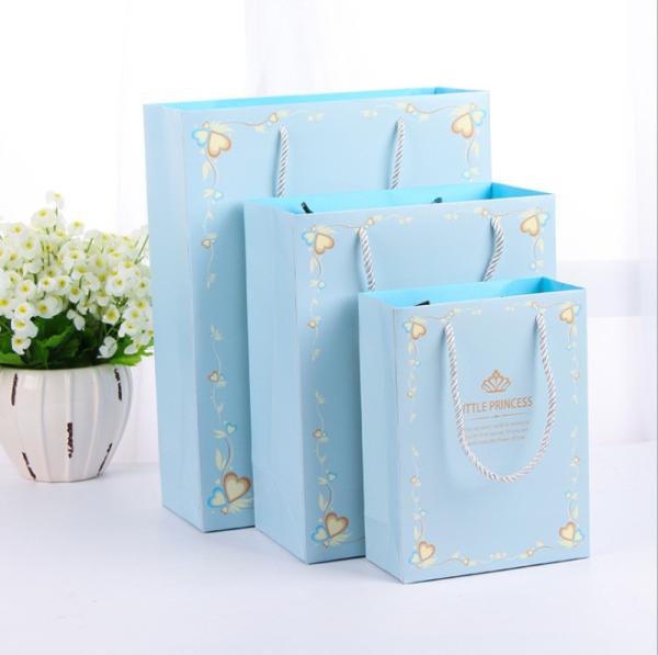 Compostable Foldable Paper Bag , Personalized Paper Shopping Bags