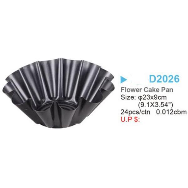 Flower Steel Cupcake Mold Reusable flower cake Baking bread mold Tart Pan