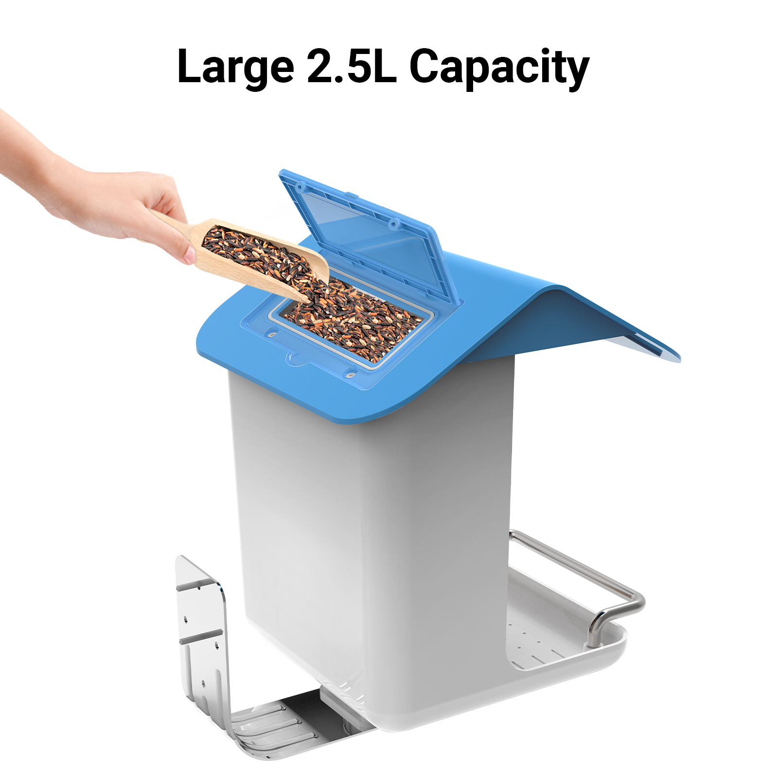 Умная кормушка для птиц Bird Buddy с камерой HD Visual Storage Feeders, оконная кормушка для птиц, ночная видеокамера