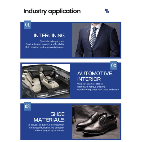 Белый СО ПА Горяче расплавляемый клей порошок Подкладка костюма Горяче расплавляемый клейкий порошок для связывания тканей Одежда этикетки