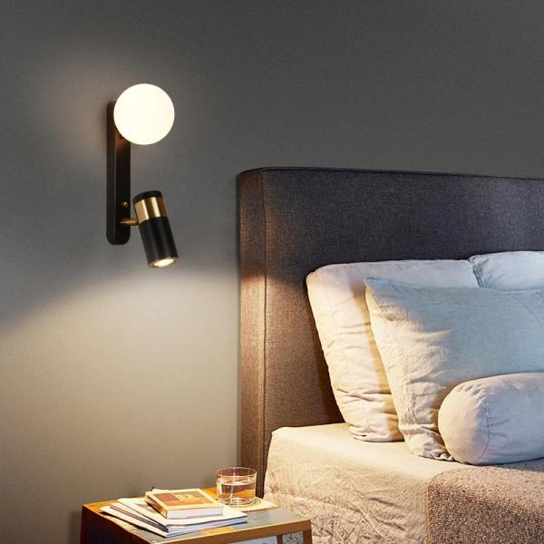 Bedroom Study Reading Lamp Headboard Wall Light Sconce Light Rotatable Metal Wall Lamp(WH-OR-143)