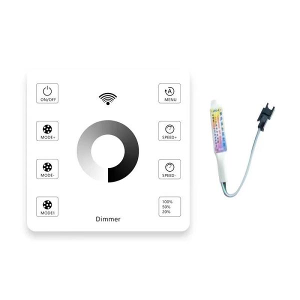 5V 12V 24V Wireless White Light Controller Flowing Running Water LED Controller White Strip Light