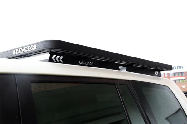 TOYOTA LC 200 Black Flat Roof Racks Luggage Gear Bracket Bike Holder for 4x4 Vehicle