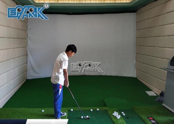 Indoor Sport Golf Simulator Interactive Projection Screen Smart Golf By Projection