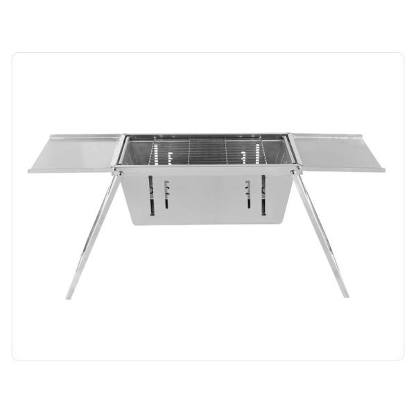 Overheating Protected Stainless Steel Portable Carbon Burning Stove for Outdoor BBQ