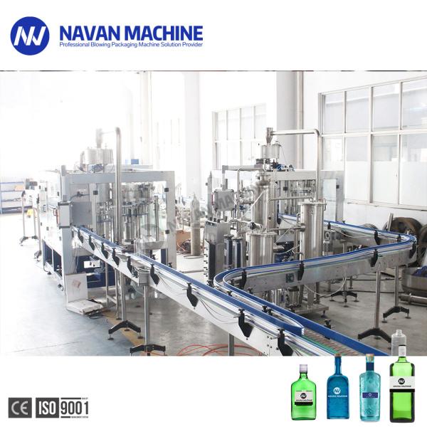Auto 3000-5000BPH Glass Bottle Soad Carbonated Drink Vodka Filling Machine