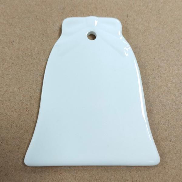 3'' Sublimation Ceramic Blanks Christmas Ceramic Pendant For Sublimation Printing