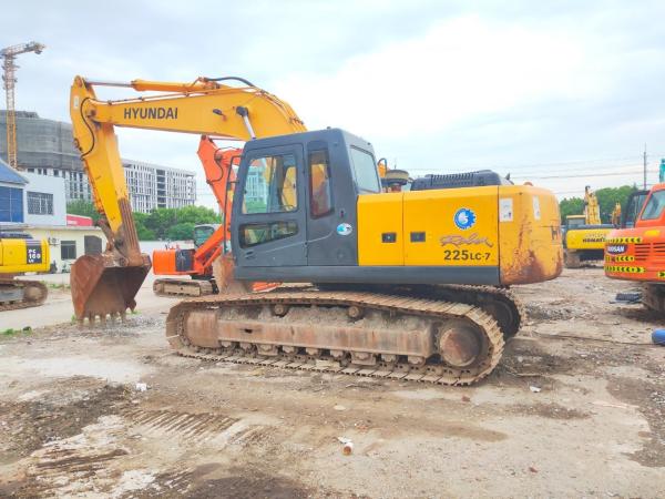                  Used Hydraulic Excavator R225LC-7 Used 23 Tons Hyundai Crawler Excavator Tracked Digger R225LC-7             