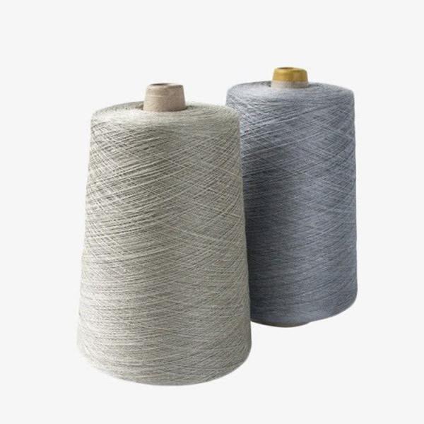 Algodão 100% reciclado orgânico tingido do fio de algodão de GOTS Ring Spun For Knitting