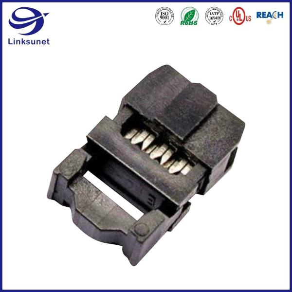 O chicote de fios de solda industrial do fio com o conector da C.A. 2.54mm de FC 250V adiciona o cabo liso