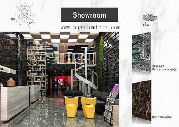 CE Exterior MCM Wall Panels , Granite Stone Finishing 2mm ACP Sheet