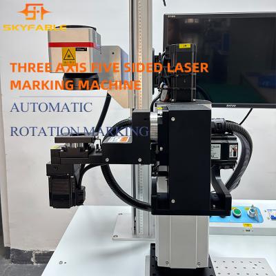 Máquina de marcado láser multi-eje de alta precisión con software EZCAD