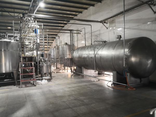 Linha avançada de produção de leite de soja de 2000 kg para processamento de leite VITA