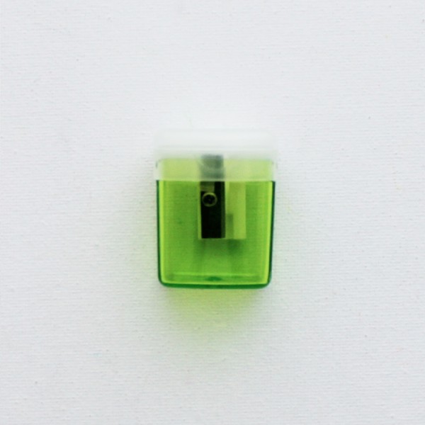 office school supplies translucent cover multicolor plastic sharpener