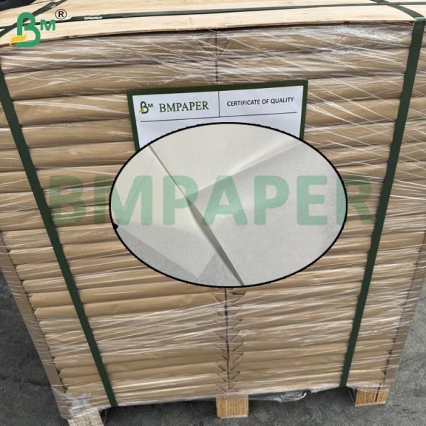 35gsm 38gsm MG Bleached Kraft Paper Machine Glazed Single-Sided Gloss Paper Sheets 30cm x 60cm
