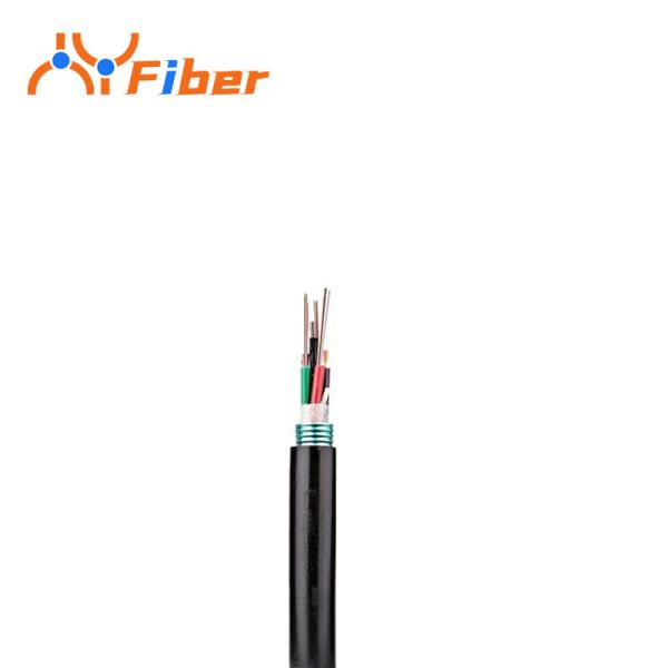 4/8/12 Core Non Metallic Reinforced Electrical Cable Buried Double Sheath GYFTA53