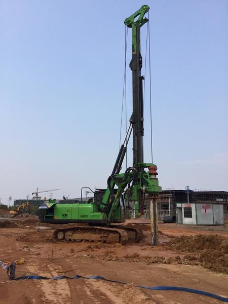 Equipamento de perfuração giratória máximo da profundidade 37m/45m TYSIM KR125A da perfuração do diâmetro 1300mm da perfuração do torque 125kN.m