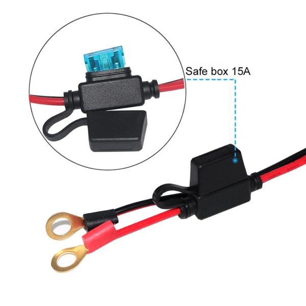 10a 2ft sae до энминального солнечного питания кабель 16Awg медь