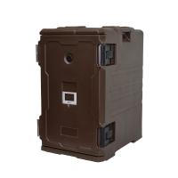 Thermal Box Insulated Food Pan Carrier 120L Dark Coffee