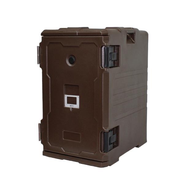 Thermal Box Insulated Food Pan Carrier 120L Dark Coffee