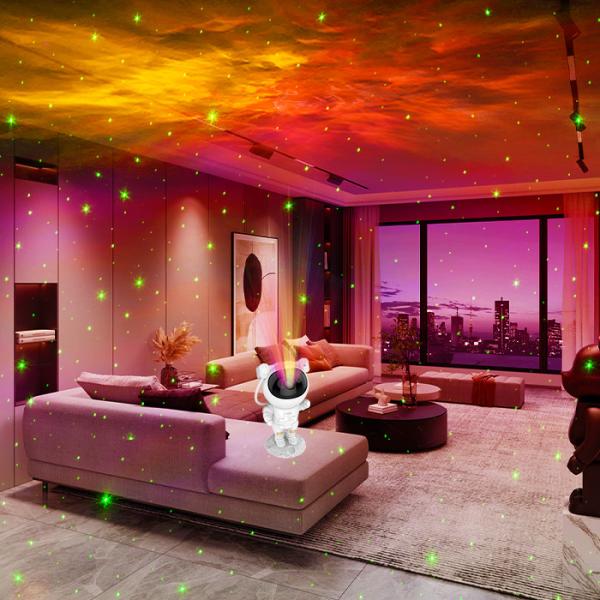 Living Room Astronaut Galaxy Star Projector For Kids Bedroom