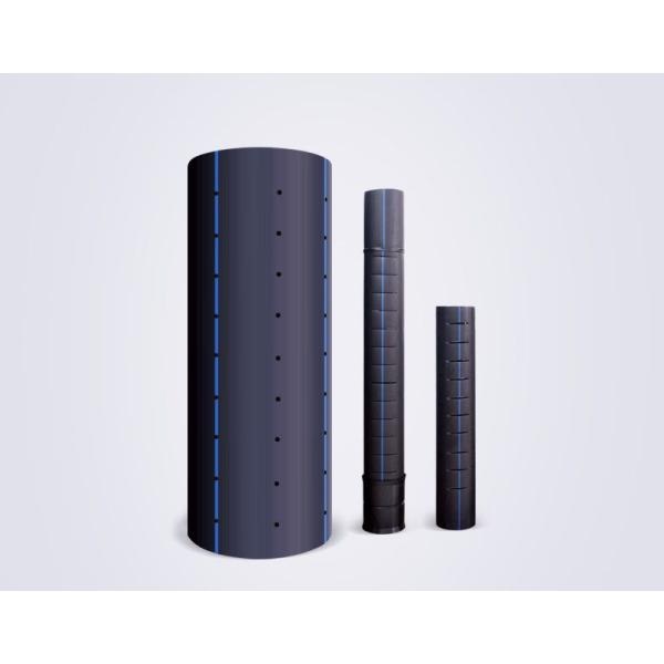 Acid And Alkali Resistant Poly PE Water Pipes 3 Inch 4 Inch SGS ISO
