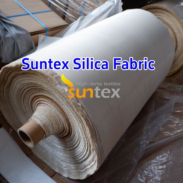 1700℃ High Purity Silica Fabric 96% SiO2 Fire Resistant Industrial Thermal Insulation Cloth Suntex Factory Supply