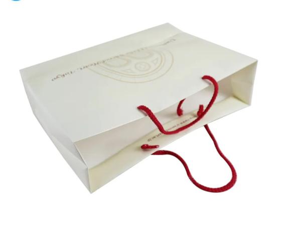 Recyclable Stone Paper Bag 100% Tree Free Customized with handle