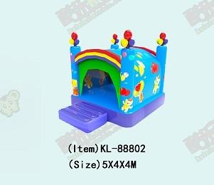 Tarpaulin Inflatable Round Circle Obstacles Course Bouncy Castle Custom Logo