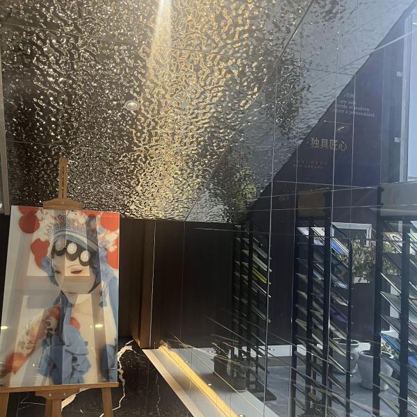 Home Decorative Laminated Wire Glass Art Fused Stained Glass