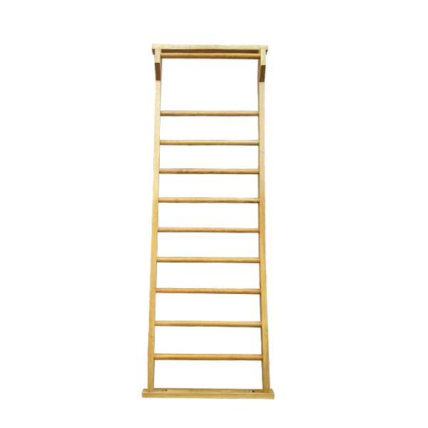 Wooden Kids Gymnastics Wall Ladder Indoor High 270CM For Sports Medicine Clinics