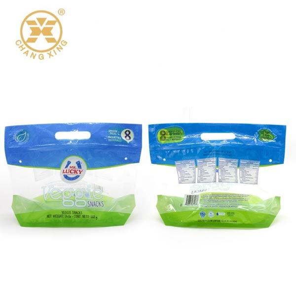 Recycle Anti Fog Fresh Vegetables Packaging Plastic Bag Custom Printed Logo Vegetable Fruit Packaging Pouch Bag With Zipper