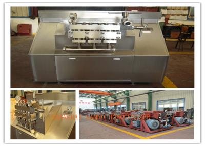 Homogeneizador de aço inoxidável de leite de dois estágios, equipamento de homogeneização industrial