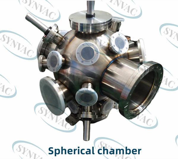 Stainless Steel Spherical Vacuum Chamber For R &D CF Chamber