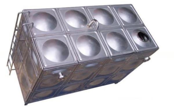 Solução de armazenamento de água Tanque de água soldado resistente a altas temperaturas de aço inoxidável
