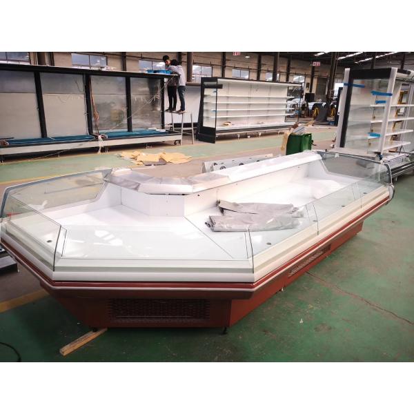 Верхняя часть рекламы открытая Рефригератед витринные шкафы мяса/холодильник витрины мяса