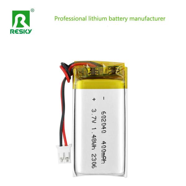 Lithium Polymer Battery Cell 602040 400mAh 450mAh 3.7V 1.48wh Power Lipo Li-Polymer Battery