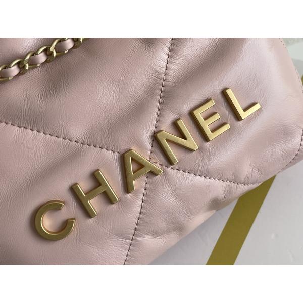 Chanel Branded Ladies Handbag 22B MINI 22S Calfskin Pink White Black Yellow