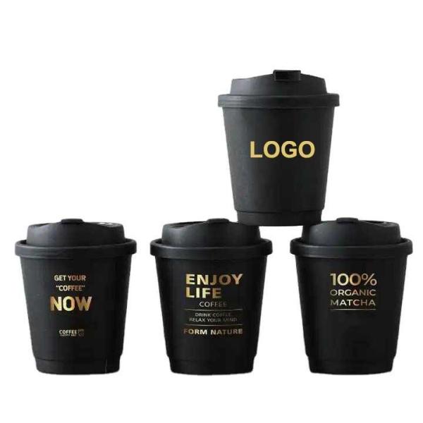 Biodegradable Disposable 4oz 6oz 8oz 10oz 12oz 16oz 20oz Double Wall Paper Cups For Hot Coffee Tea Drinks