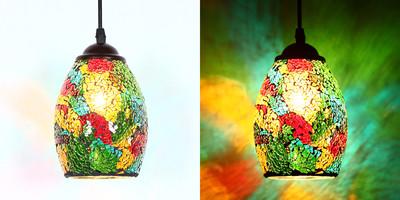 Turkish Style Retro Vintage Pendant Light island lamp single glass pendant lighting(WH-DC-36)