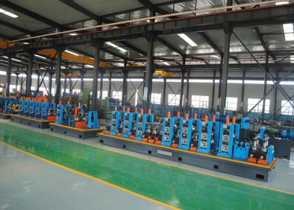 High Speed Steel ERW Pipe Mill 21-63mm Round Square Tube Line