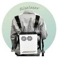 tipo máquina de limpeza da trouxa de 50W 100W do laser do pulso para o molde de madeira da parede
