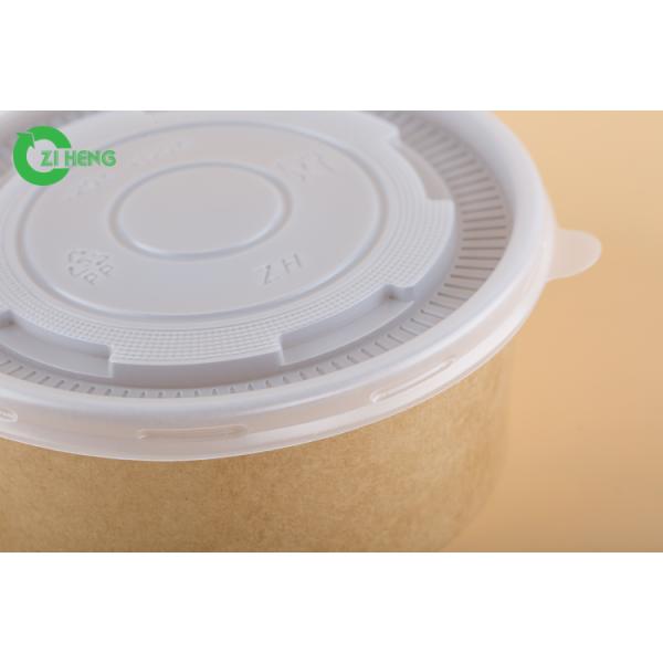 No Deformation Large Paper Food Bowls No Leak Flexo Printing Food Grade