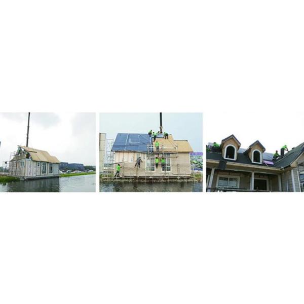 Prefabricated Light Steel Villa House With Custom Drawing Long Years Lifetime