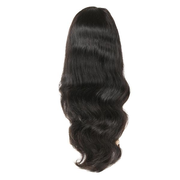 Perucas completas autênticas do laço do cabelo humano com trama do dobro do cabelo do bebê nenhum derramamento