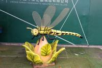 Children Playground Realistic Animatronic Dragonfly Model High Durability