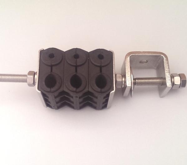 Power and optical cable clamp for Optical cable+3.3/4/6/8.3mm2 RRU Power cable
