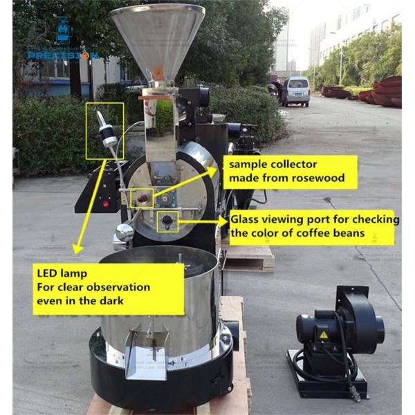 Настраиваемая машина для обжарки кофейных зерен весом 3 кг 200 г/партия - 3500 г/партия