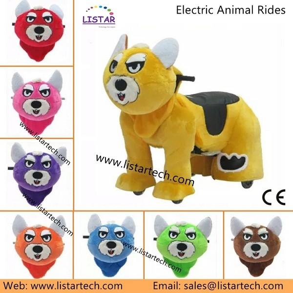 Lovely Motorized Plush Riding Animals China Stuffed Zippy Rides Happy Rides On Animal